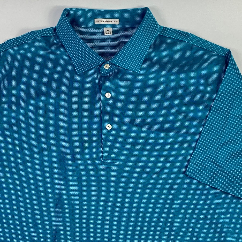 (Sold)Peter Millar Short Sleeve Golf Polo Shirt Mens Size XL